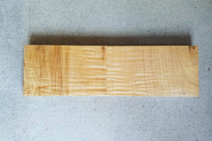 Piece of finished Curly Maple